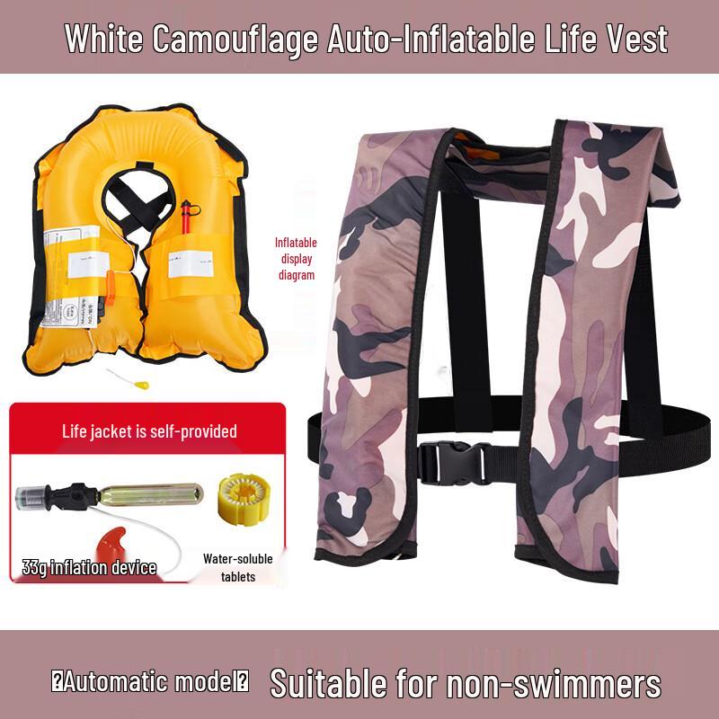 

Bosente Professional Inflatable Life Vest Adjustable