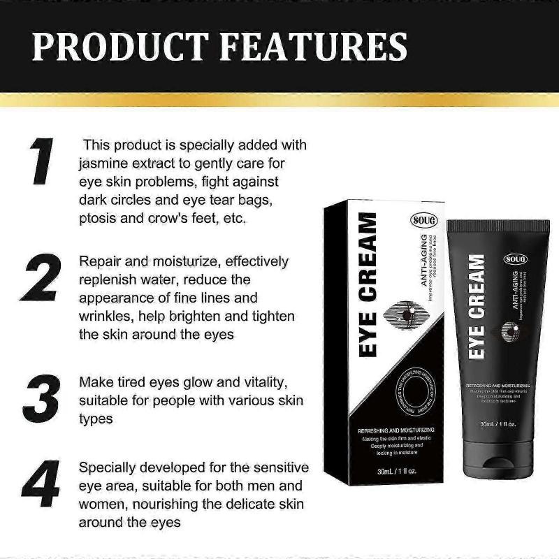 Eye Cream - Instant Tightening Eyelid Firming Cream for Anti-Aging Fine Lines & Under Eye Tightening