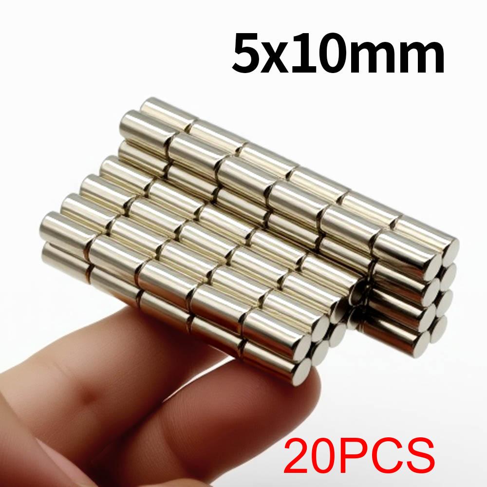 5x10mm Super Strong Neodymium Magnet N35 NdfeB Permanent Magnetic Imanes Round Powerful Magnets Refrigerator