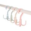 Shelf Storage Storage Hook Tie Holder Rotating Four-claw Hook Plastic Hanger Multifunction 4 Hook