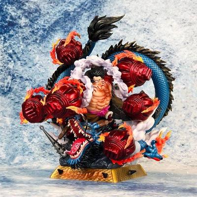 Anime One Piece GK Monkey D Luffy VS Kaido Dragon kolekce PVC akční figurky Modely Hračky Dárky