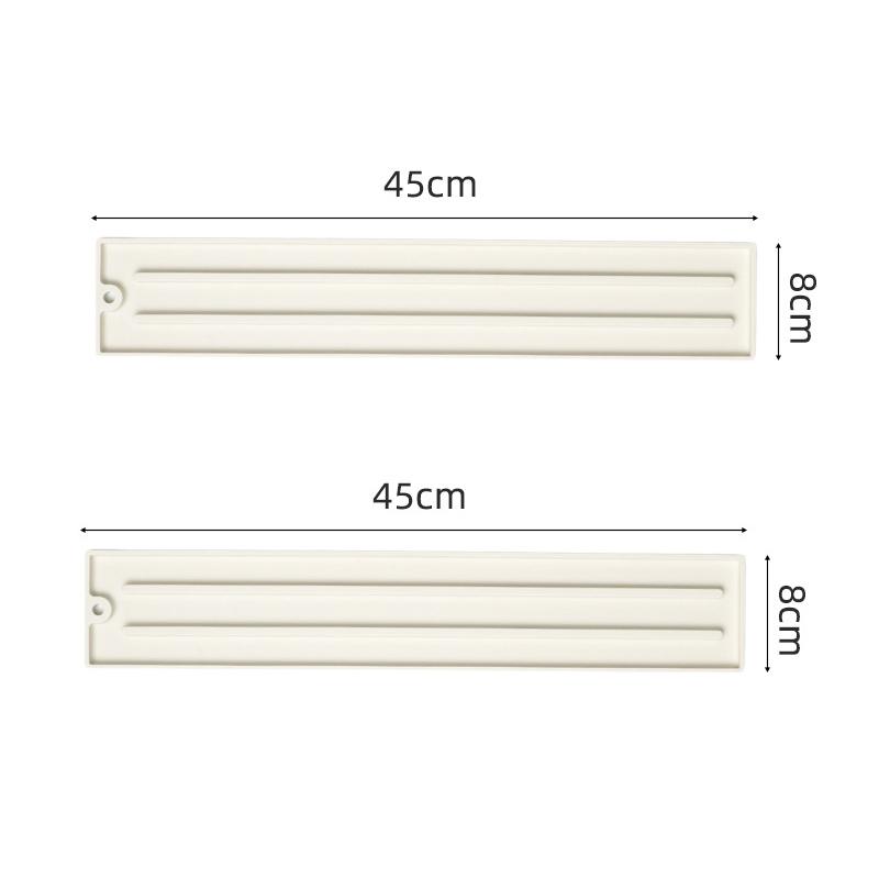 1/2 szt. Silikonowa Mata Susząca do Kuchni, Mata Drenująca w Szczelinę Płyty Grzewczej, Antypoślizgowa Mata na Naczynia Kuchenne, Stojak na Pokrywki Garnków, Podkładki pod Akcesoria Kuchenne