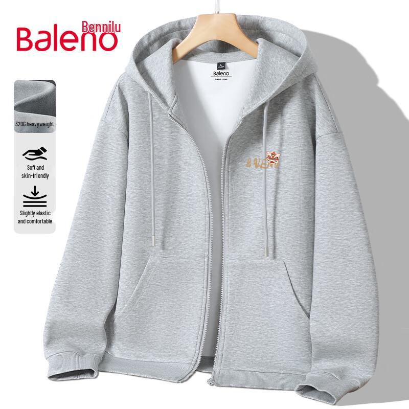 

Baleno Men s Kung Fu Lion Zippered Hooded Sweatshirt 2XL