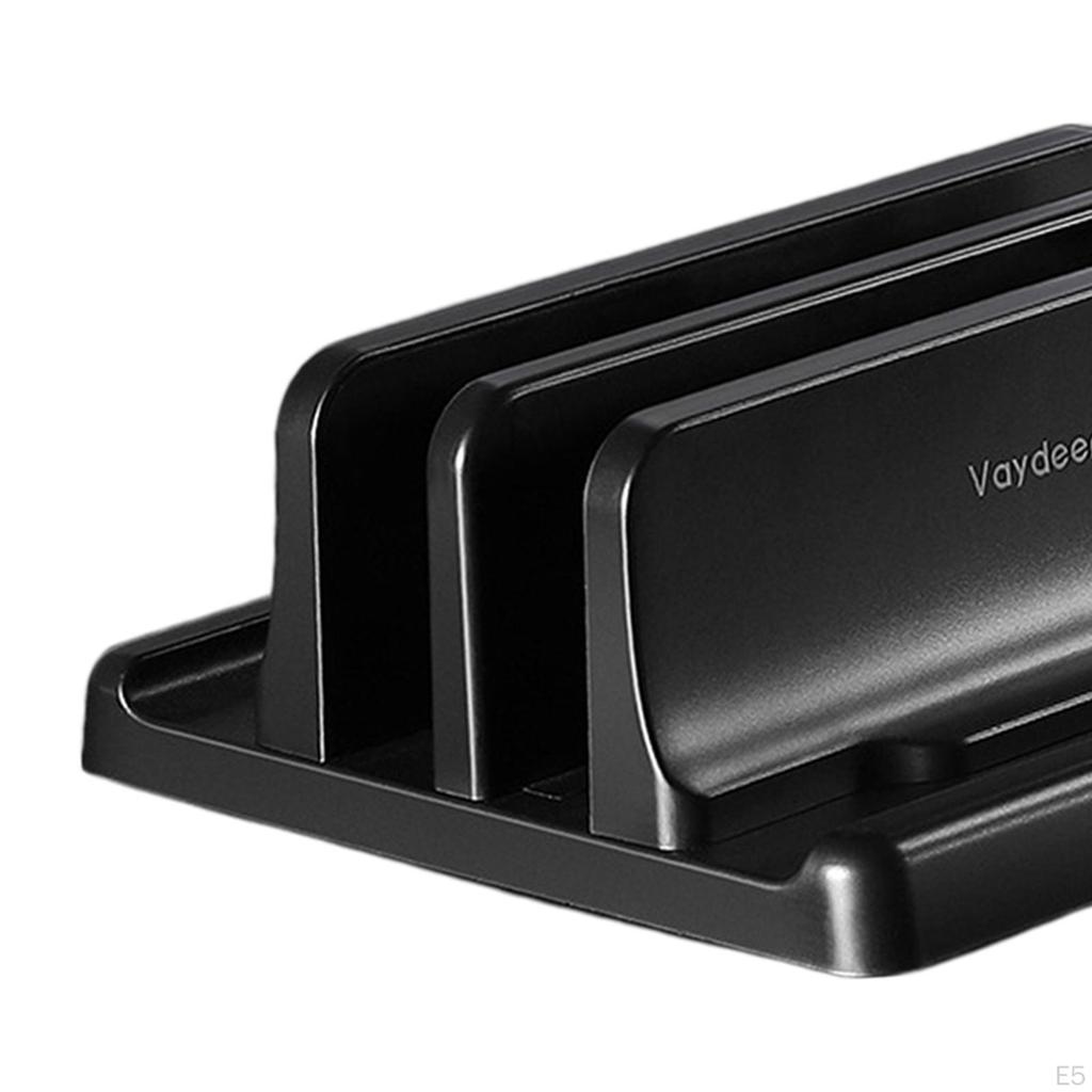 Laptop Stand Adjustable Stable Vertical Holder Saving Storage Accessories for Notebook Phones
