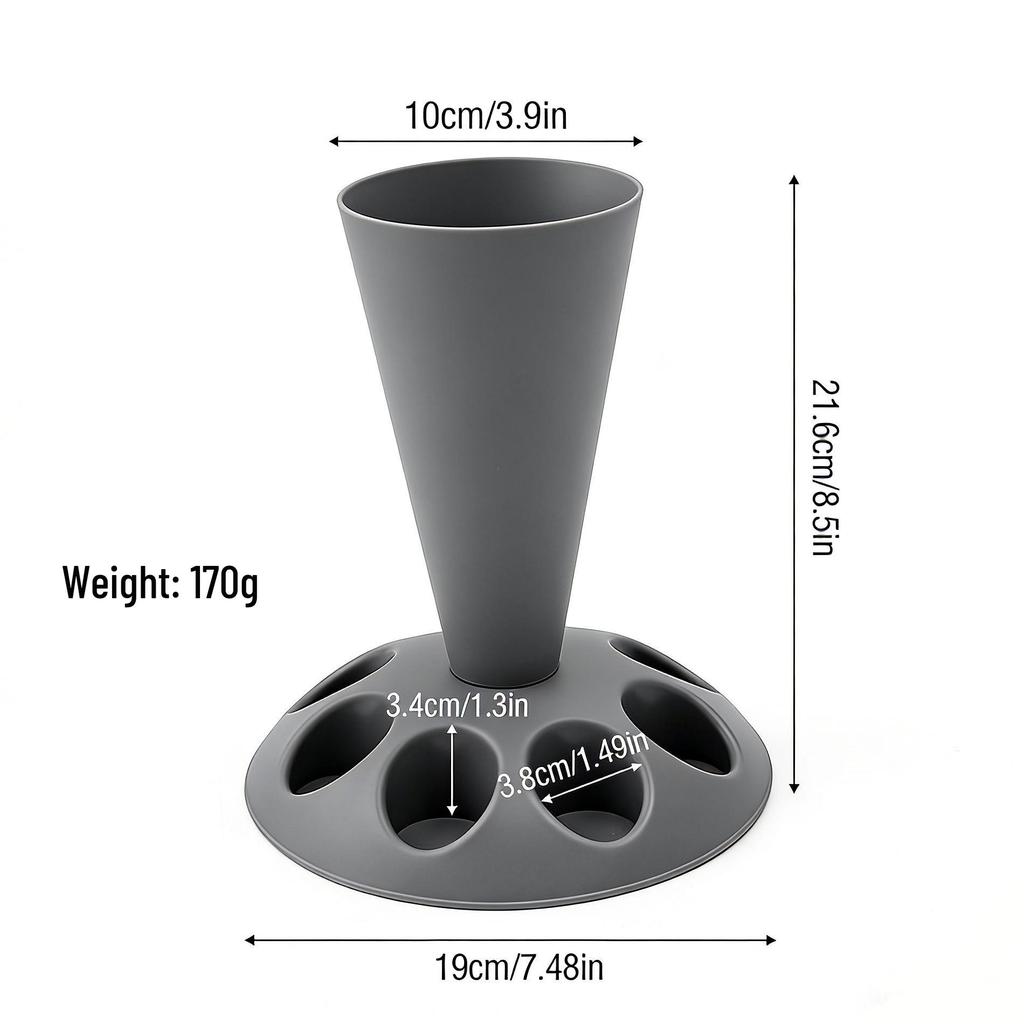 Ready Stock Piping Bag Stand for Kitchen Baking - Nozzle Holder & Cream Display Rack