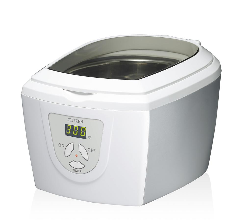 CITIZEN SWS510 Ultrasonic Powerful 42KHz Approximately 600ml Large Overheat Thermostat Safety Timer for and Dentures Cleaner Cleaning, Capacity,