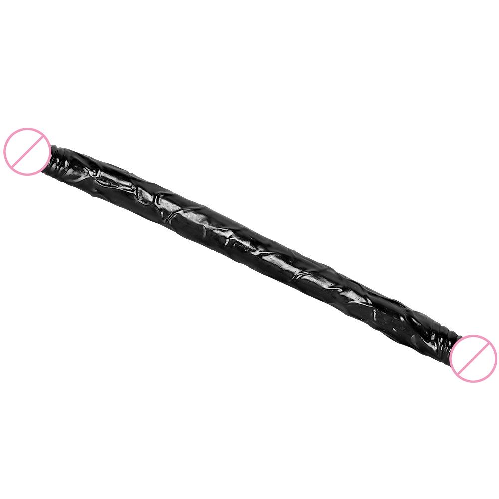 Dildo Extralargo de Doble Cabeza - Pene de Simulación Grande para Parejas Lésbicas