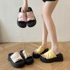 Slippers Women's Summer Outer Wear 2025 Summer New Retro Versatile Small Thick-soled Heightening Casual Sandals Shoes