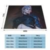 Baldur's Gate 3 Astarion Vampire Character Blanket Soft Warm Flannel Throw Blanket Plush for Bed Living Room Picnic Travel Couch