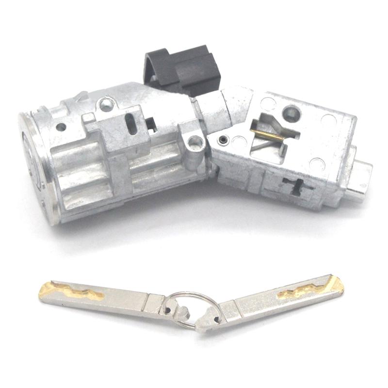 HOT-Ignition Starter Switch Barrel Lock With Keys For Partner MK2 2008-2017 Citroen C2 C3 2002-2010,Ignition Starter Swi