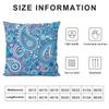 Painted Designp-Paisleys Cushion Cover Soft Plush Fabric Double-Sided Printed Sofa Cushion Cover For All Seasons Home Decor Gift