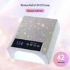 Wiederaufladbare High-Power UV-Nagellampe mit Strasssteinen, Schnelltrocknend