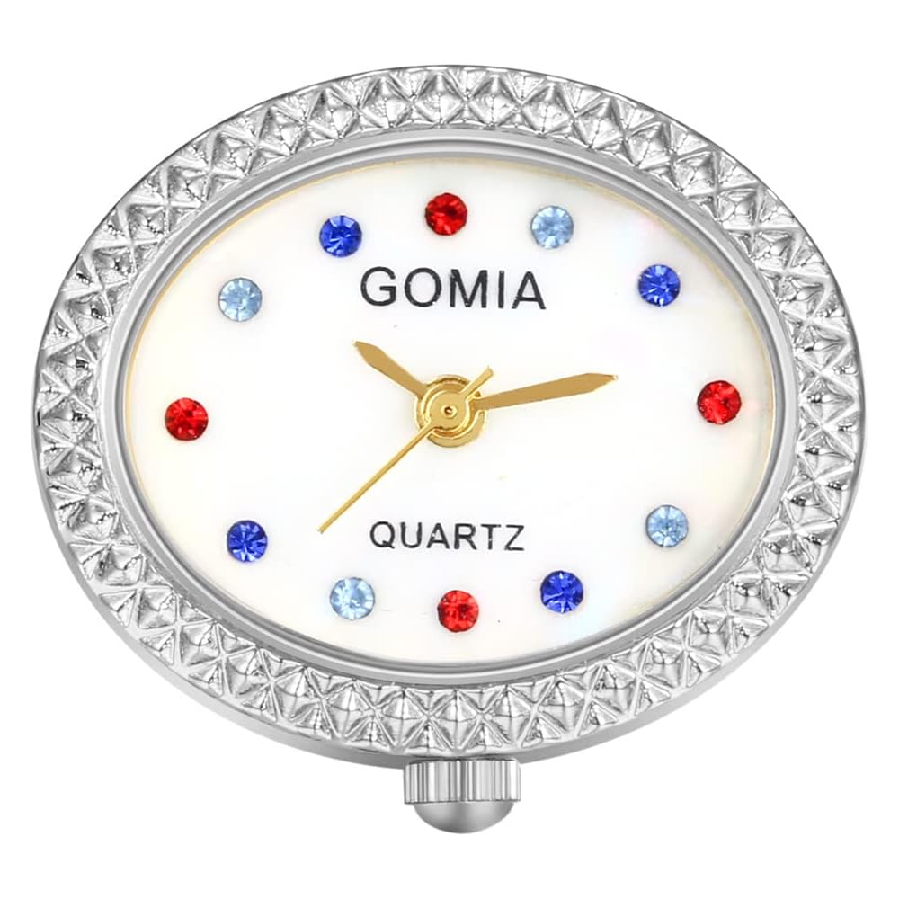 Fashion Ring Watch for Women Silver Waterproof Analog Free Size Accessory