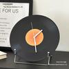 Retro Vinyl Record Wall & Desk Clock for Living Room or Office Decoration