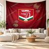 Wales Rugby Wandteppich, Wandbehang aus weichem Stoff, Dekorative Kulisse für Schlafzimmer Heimwandkunst