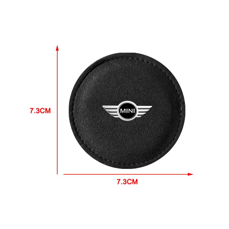 1/2Pcs Car Coaster Cup Holder Water Cup Anti-slip Mat Auto Badge Pads