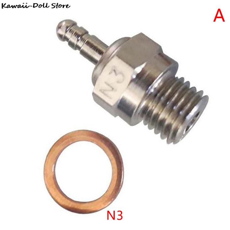 1Pcs Universal #8 Glow Plug N3 N4 Spark Nitro Engine Parts For HSP RC Car Part