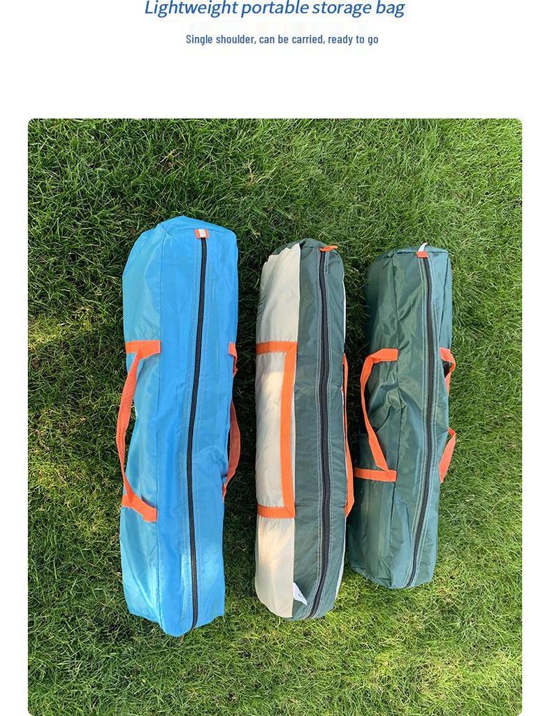 Fully Automatic 3-4 Person Tent: Sun Protection, Thickened Rainproof, Quick Setup for Camping or Beach.
