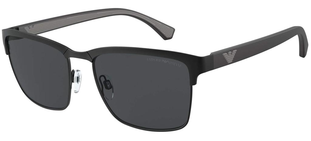 Emporio Armani Sunglasses 0EA2087 301487 Matte Size 56 Japan Black/Grey Lens, (Free Size),