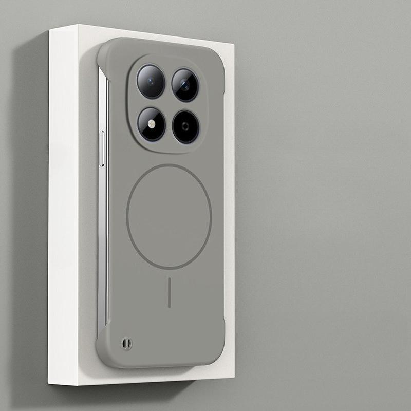 Ultra Thin Frameless Magnetic Case For Xiaomi Redmi Note 15 14 Pro Plus Note 13 5G Note 12Pro Magsafe Hard PC Matte Cover Shell