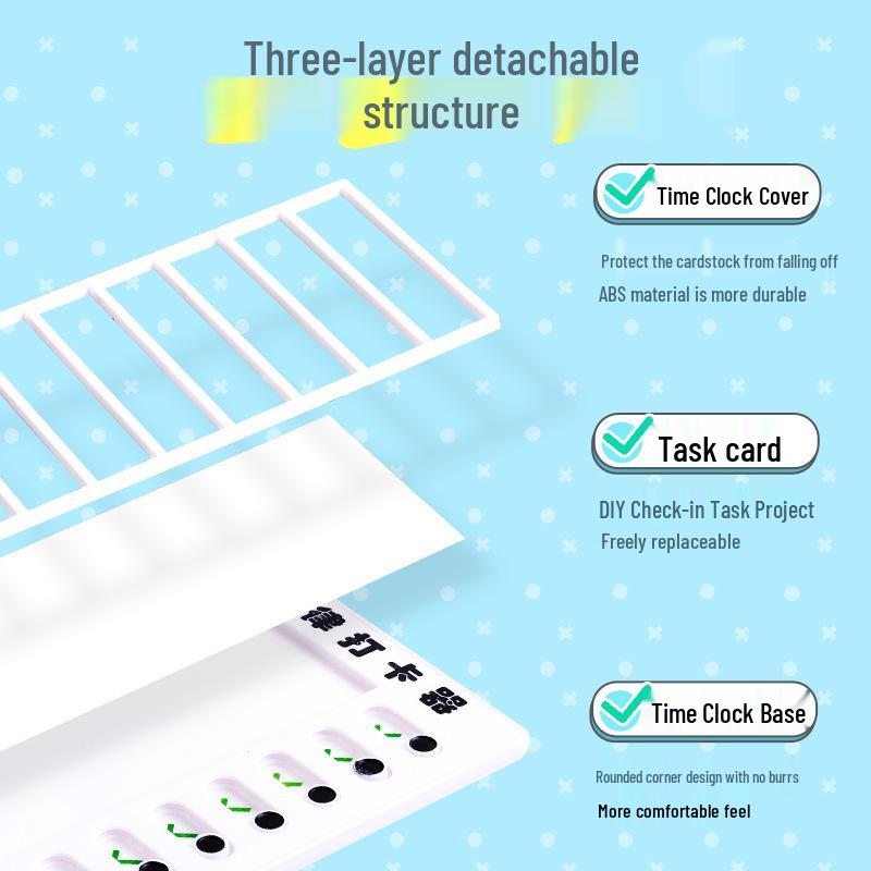 Tagesplaner für Kinder mit Memo-Whiteboard
