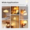 Rechargeable E26 Light Bulb with Remote Control and Three-Color Dimming for Wall and Table Lamps, No Power Source Required.