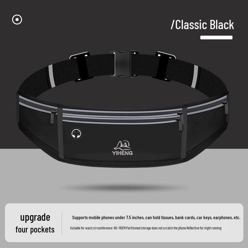 Unisex Waterproof Lightweight Running Waist Bag - Fashionable Outdoor Fitness Gear