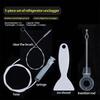 Refrigerator Drain Cleaning Set – 5-Piece Extension Kit for Unclogging Ice-Blocked Water Outlets