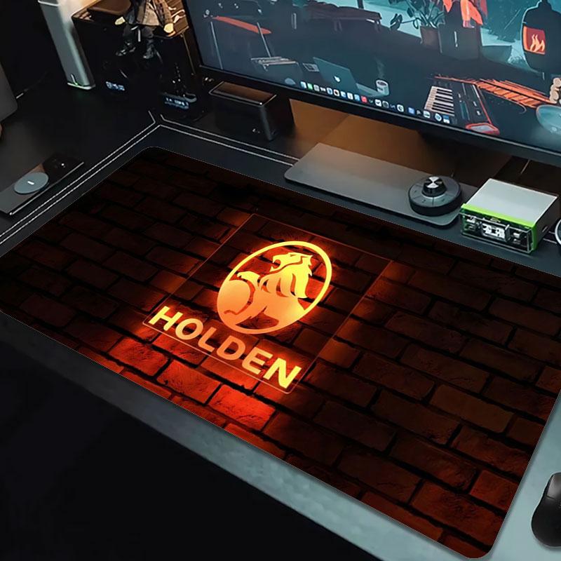 Holden Lion Emblem Large Size Mouse Pad Large Gaming Table Cushion Nonslip Laptop Tablet Big Mousepad Xxl Mat Mini Pc Playmat With Lock Edge