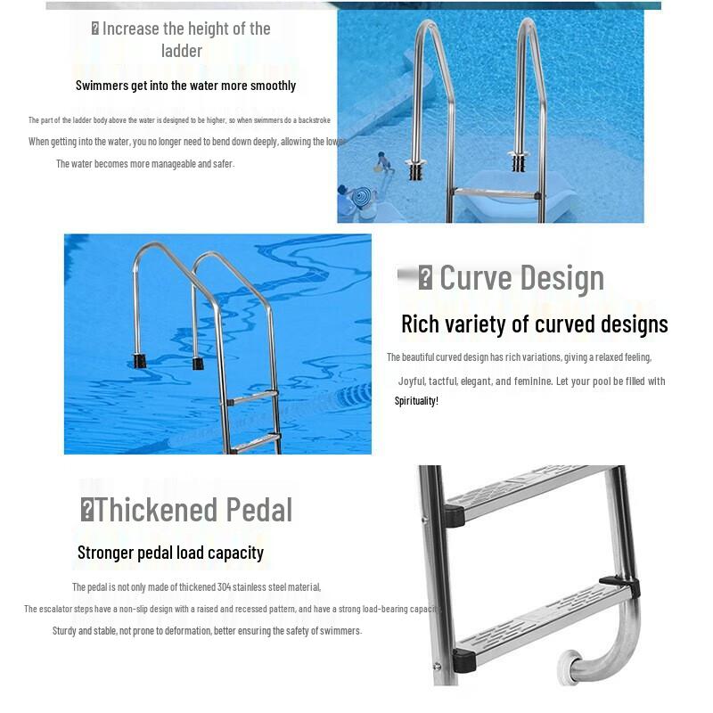 Stainless Steel Swimming Pool Ladder