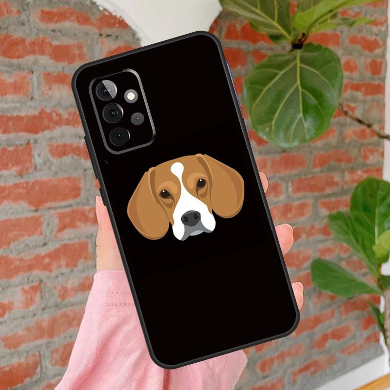 Beagle Puppy Dog Case For Samsung Galaxy A55 A35 A25 A15 A53 A33 A13 A51 A71 A12 A32 A52 A14 A34 A54 Cover