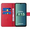 Coque de protection - booling - samsung galaxy a15 5g - pliable - antichoc - rouge