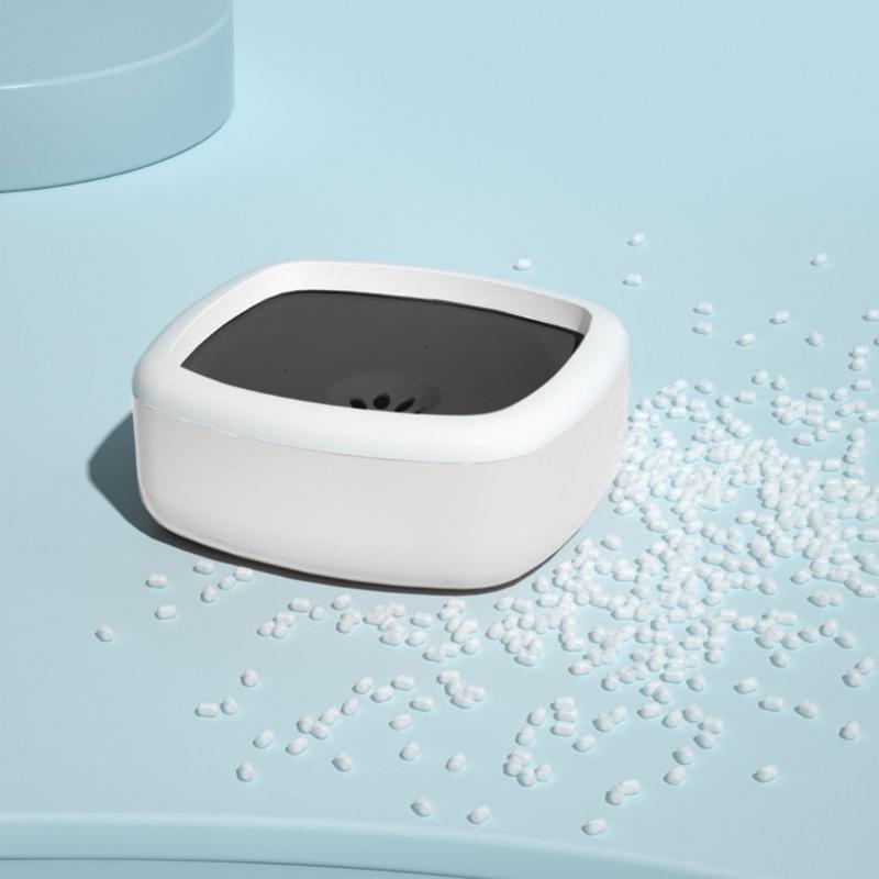 Cat Water Bowl Carried Floating Bowl Anti-overflow Slowing Water Feeder Dispenser Pet Fountain Plastic Dogs Supplies
