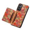 For Samsung Galaxy A35 5G Cases Floral Pattern PU+TPU+PC Kickstand Phone Cover Card Slot