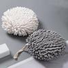 Chenille Hand Towel with Hanging Strap Highly Water Absorbent Soft Superfine Fiber