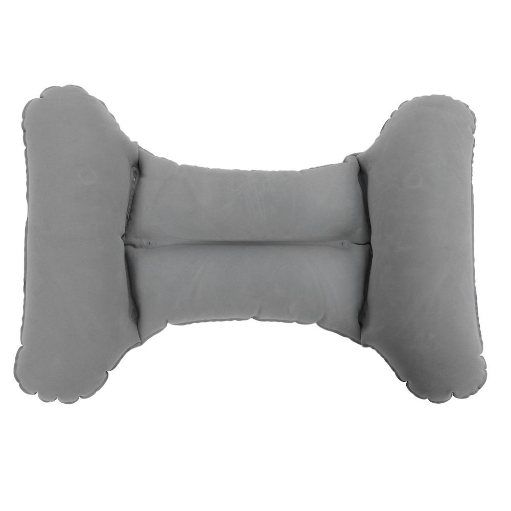 Portable Inflatable Lumbar Pillow H-Type Foldable Inflatable Waist Pillow Self Inflating Lumbar Support Pillow Airplane Travel
