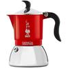 Indukční kávovar Bialetti Fiammetta - 2 šálky - Červený - Kompatibilní se všemi typy varných desek