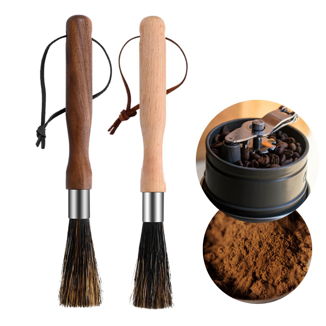 

Щетка для чистки кофемолки со шнурком для предотвращения статического электричества может быть изготовлена из натурального материала, может использоваться для кухонного тостера, кухонного комбайна, плиты, мытья