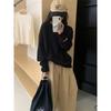 Gentle Design Style Candy Color Round Neck Pullover Sweater Women's Soft Waxy Round Neck Loose Thick Warm Top Trendy Girl