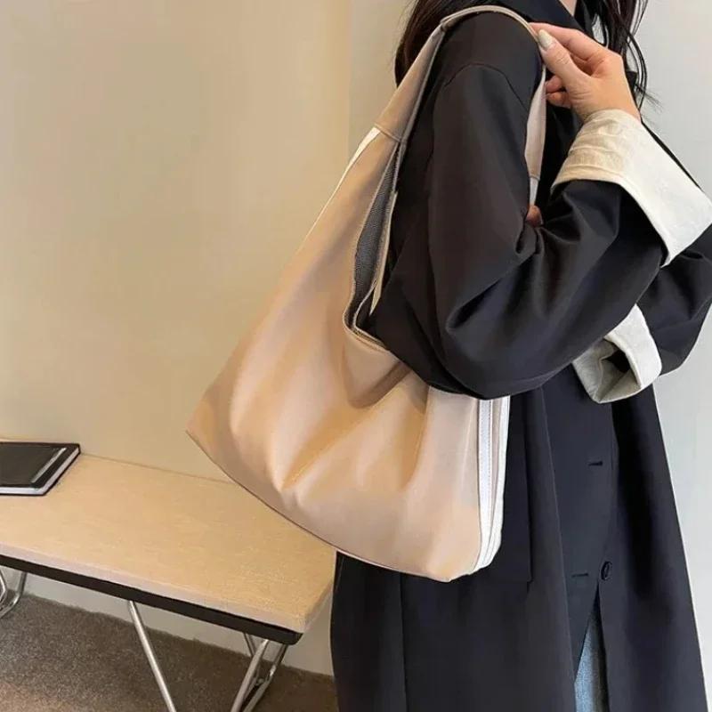 

Высококачественная женская сумка через плечо Four Seasons Canvas, модная повседневная сумка, молодежная трендовая сумка для шопинга хаки