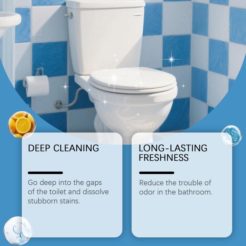 Toilet Cleaning Tablets Intense Descaling Power Removes Stains Odor for Household Bathroom Hygiene