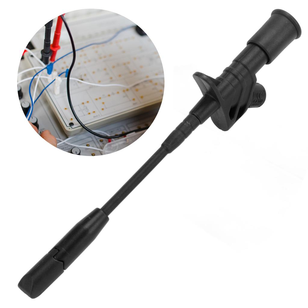 Test Hook Multimeter   Grabber Stainless Steel Probe for Car Repair 4mm Socket J.30019
