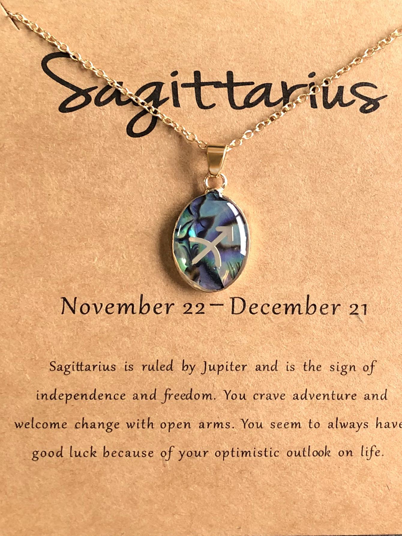 

12 Zodiac Sign Abalone Shell Jewelry Necklaces Astrology Horoscope Constellation Necklace Zodiac Jewelry WomenGift ShellNecklace