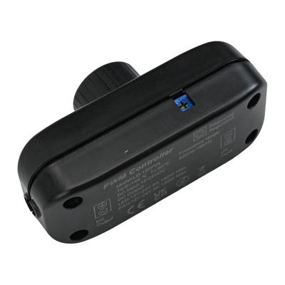 Inline Dimmer Switch for 12V 24V LED Lights Frequency Adjustable Push On/Off Rotary Control for Smooth Brightness Adjustment