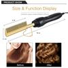 Heating Comb Electric Blow Brush Hairdressing Styling Tools for Man Beard Women Hair Hot Heating Comb Gifts