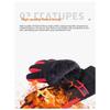 Winter warm gloves - fleece lined, extra thick, touchscreen compatible, full finger - ideal for cycling and skiing