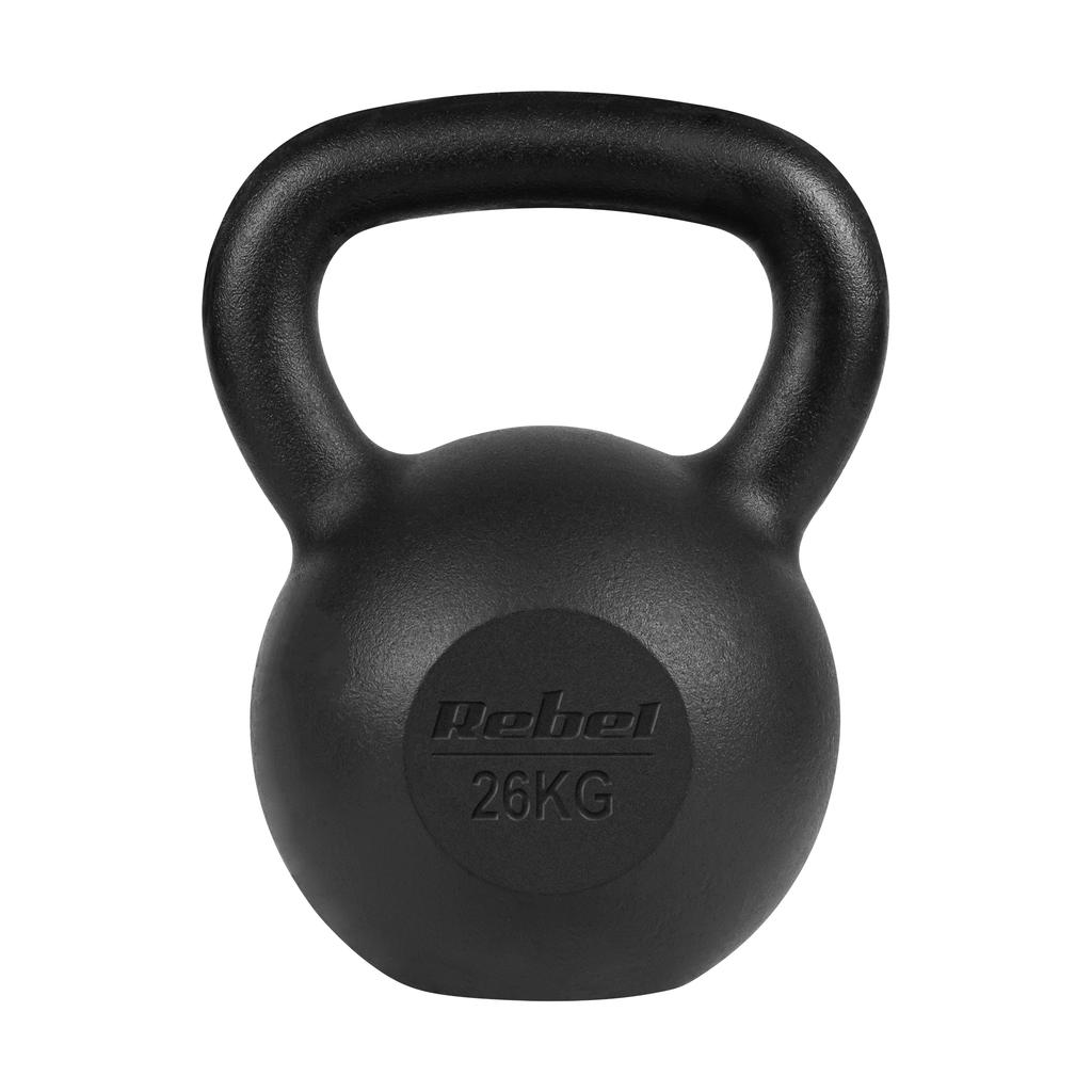 Kettlebell Cast Iron 26Kg Kettle Dumbbell Weight For Rebel Exercises