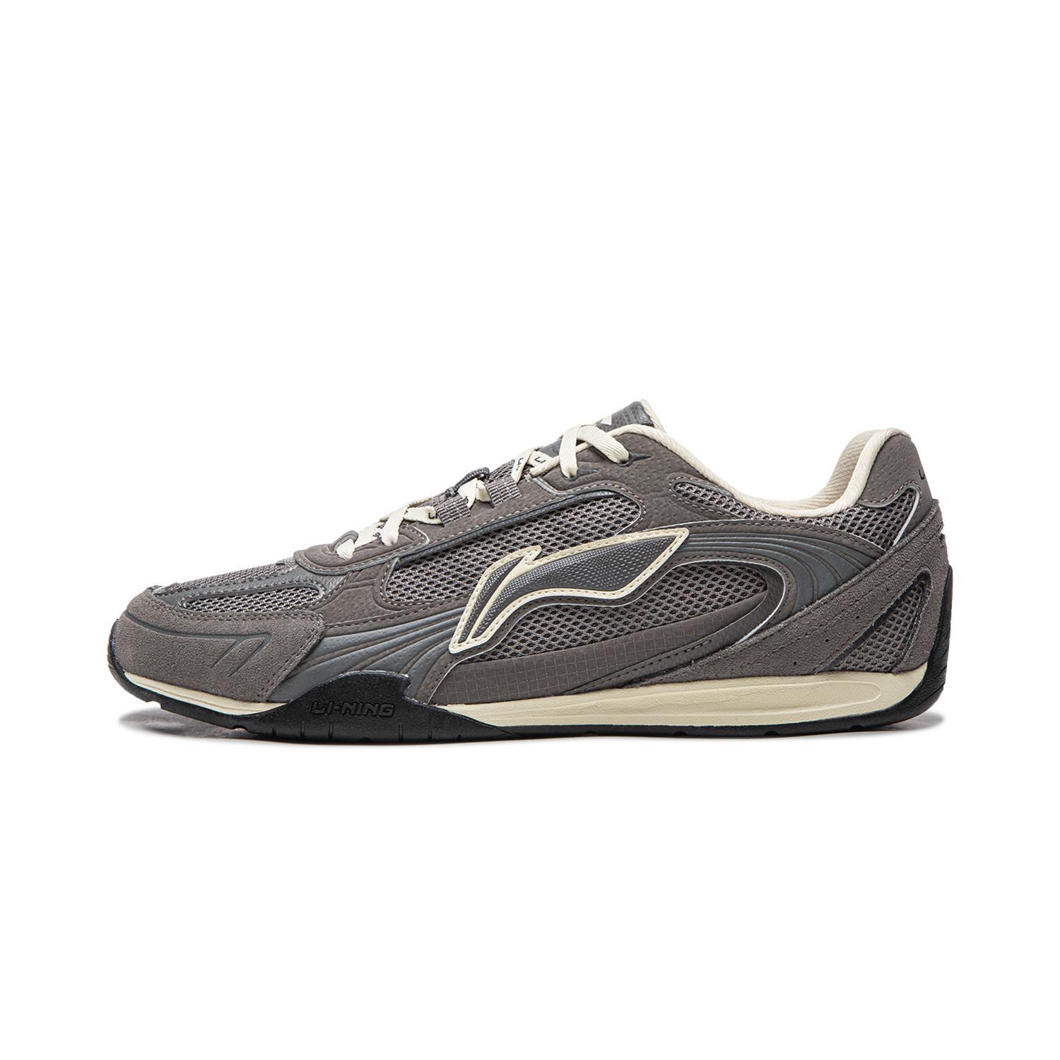 Li Ning Filin Классические Спортивные Удобные Износостойкие Дышащие Низкие Повседневные Кроссовки Мужские Кроссовки Темно-Серо-Голубой AGLW195-4 39