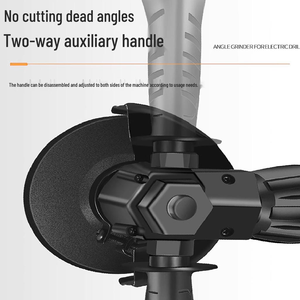 Electric Drill To Angle Grinder Conversion Head - Polisher Converter for Household Use