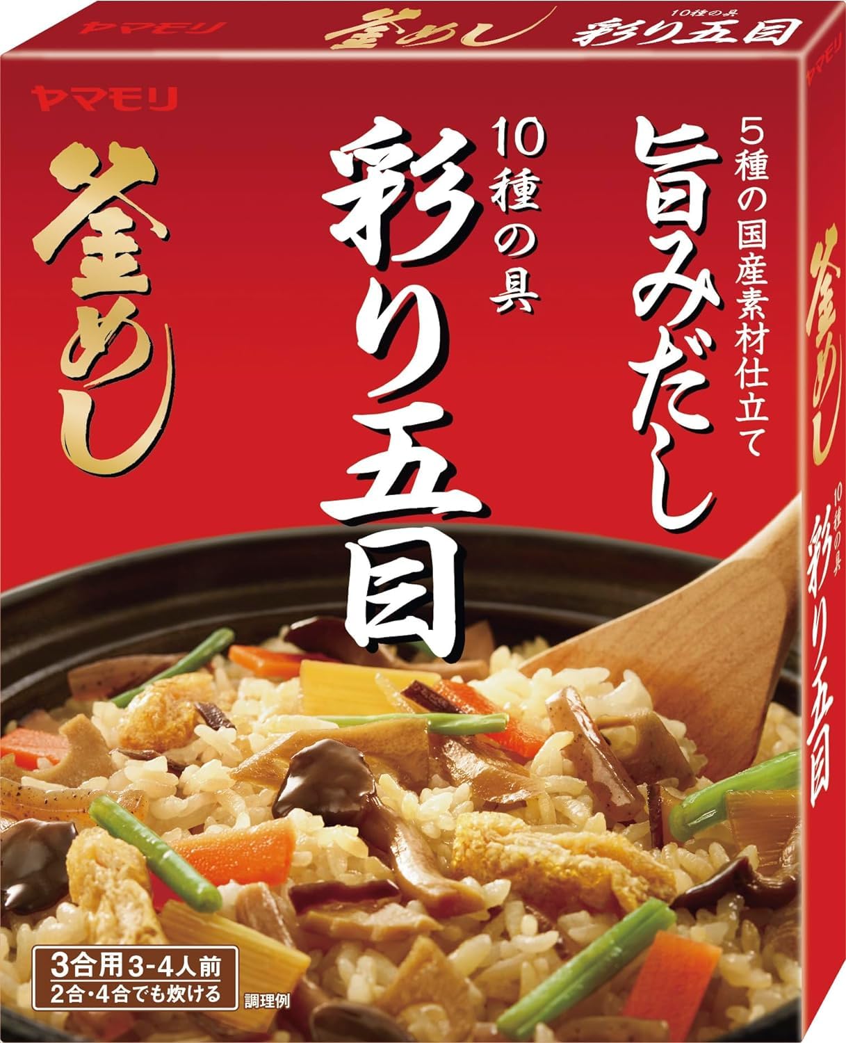 

Yamamori 10 видов красочных ингредиентов Гомоку Камамеши приправа 235г х 5 штук